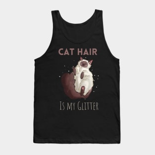 Cat Hair is my Glitter - Ragdoll cat Tank Top